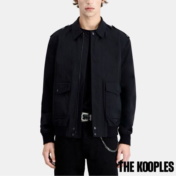 The Kooples **NWT** Plain Lento Black Jacket - Picture 3 of 14